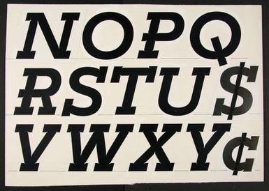 Churchward Montezuma Bold Italic Hand Drawn Board
