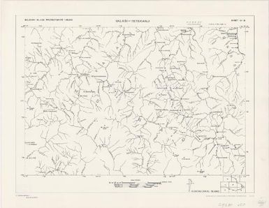 Solomon Islands 1:50,000: Valasi - Tetekanji (Sheet 15)