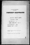 Patrol Reports. West Sepik District, Lumi, 1972 - 1973