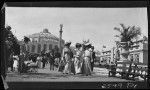 View towards United States Government Building and Hawaii Building, Alaska-Pacific-Yukon Exposition, Seattle, 1909