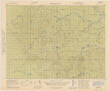Provisional map, northeast New Guinea: Bagasin (Sheet Bagasin)