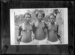 Image of print, portrait of three young women