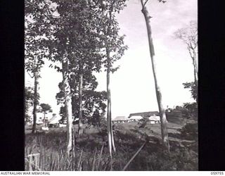 KOITAKI, NEW GUINEA. 1943-11-03. GENERAL VIEW OF THE 47TH AUSTRALIAN CAMP HOSPITAL FROM THE ROAD