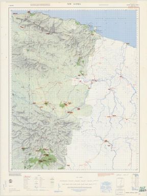 New Guinea, Border (special) 1:100,000 (sheet 1)