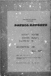 Patrol Reports. Morobe District, Mumeng, 1969 - 1970