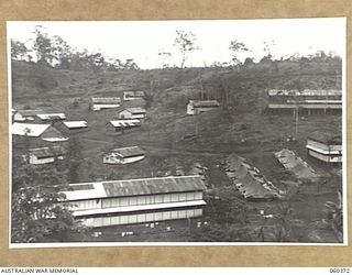 SOGERI, NEW GUINEA. 1943-11-20. VIEW OF PORTION OF THE SCHOOL OF SIGNALS, NEW GUINEA FORCE FROM THE CHIEF INSTRUCTOR'S RESIDENCE