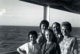 Representative Ben Reifel and his wife Alice Reifel en route to Hawaii in 1962