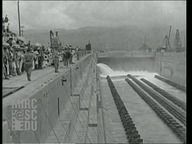 Opening of naval drydock at Pearl Harbor--outtakes