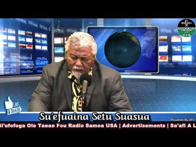 Evening Session with Su'efuaina Setu Suasua. 1/3/2020