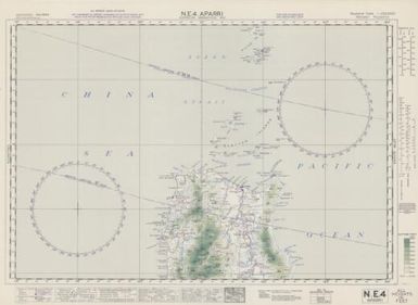 Australian aeronautical map: Aparri (Sheet NE4)