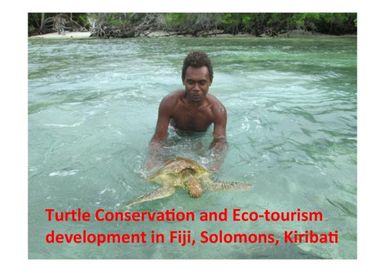 Turtle Conservation and Eco-tourism development in Fiji, Solomon, Kiribati