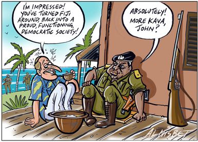 John Key's visit to Fiji