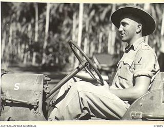 POTSDAM, NEW GUINEA. 1944-09-05. VX107049 WARRANT OFFICER 1, F.G. MUNDY, REGIMENTAL SERGEANT MAJOR, 25TH INFANTRY BATTALION