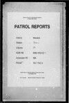 Patrol Reports. Western District, Daru, 1927 - 1928