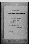 Patrol Reports. Morobe District, Wau, 1956 - 1957
