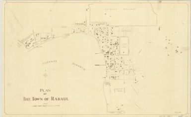 Plan of the town of Rabaul
