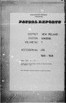 Patrol Reports. New Ireland District, Kavieng, 1946 - 1948