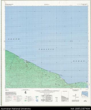 Papua New Guinea, Sandaun Province, Serra, Series T683, Sheet 7292, 1:100 000, 1969