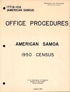 [Folder 111] American Samoa - Office Procedures Manual