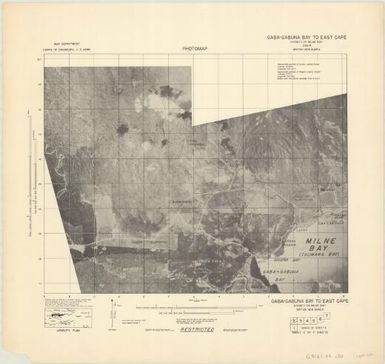 [Papua New Guinea 1:30,000 photomap] (Gaba-Gabuna to East Cape 2)