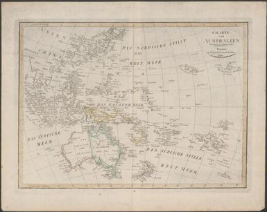 Charte von Australien : berichtigt im Novemb: 1812