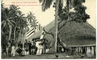 Iles Sous le Vent de TahitiRaiatea. - La Famille royale et son habitation à Avera