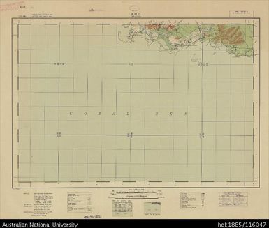 Papua New Guinea, Southern New Guinea, Kalo, 4 Mile Strategic series, Sheet 440, 1944, 1:253 440