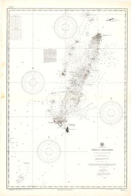 Tonga Islands, South Pacific Ocean : from British surveys between 1888 and 1898 / Hydrographic Office