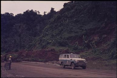 Our vehicle on the road : Bougainville Island, Papua New Guinea, April 1971 / Terence and Margaret Spencer