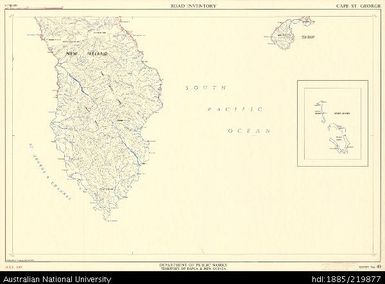 Papua New Guinea, Cape St. George, Road Inventory Series, Sheet 49, 1:250 000, 1967