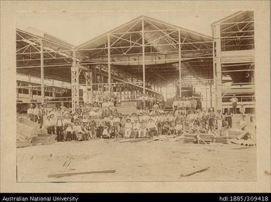 Company workers, building Lautoka Mill