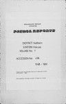 Patrol Reports. Northern District, Kokoda, 1949 - 1951