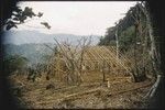 House-building: in Kwiop, frame of the Cooks' house