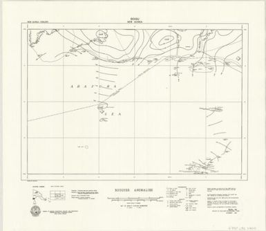 New Guinea 1:50,000 total magnetic intensity: Round Point (Sheet C55/B1-21)