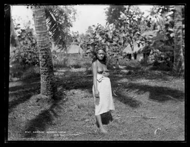 Samoan woman, Apia