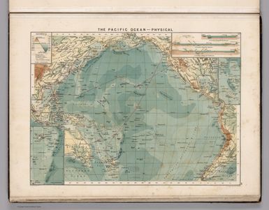 The Pacific Ocean - Physical. George Philip & Son, Ltd. The London Geographical Institute. (to accompany) Philips' Mercantile Marine Atlas. Second Edition ... 1905.