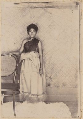 Samoan girl, 1886