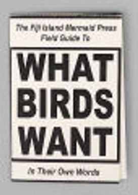 What Birds Want