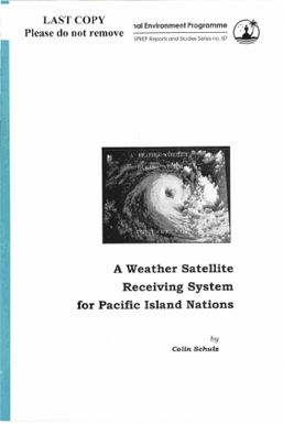 A Weather satellite receiving system for Pacific island nations