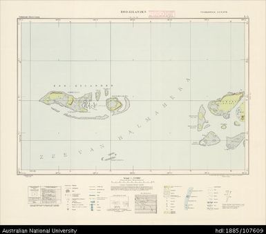 Indonesia, Western New Guinea, Boo-Eilanden, Series: Nederlands-Nieuw-Guinea, Sheet 8-A, 1958, 1:100 000