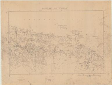Lands Dept. fourmil series (Wewak)