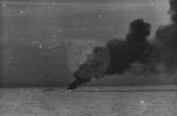 Image from a sea battle involving Japanese Air Forces and U.S. Naval Forces during the battle of Guadalcanal, August 1942