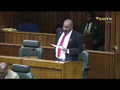 NATIONAL PARLIAMENT SITTING | THURSDAY 5th JUNE 2025
