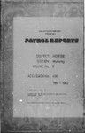 Patrol Reports. Morobe District, Mumeng, 1961 - 1962