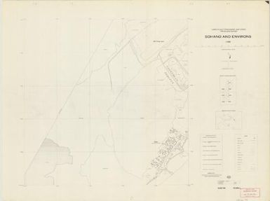 Sohano and environs large scale topographic map series Papua New Guinea (Sheet PU3440-I)