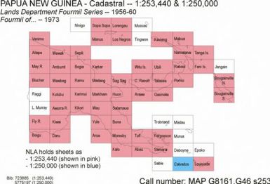 Lands Dept. fourmil series / compiled and drawn by Dept. Lands, Surveys & Mines