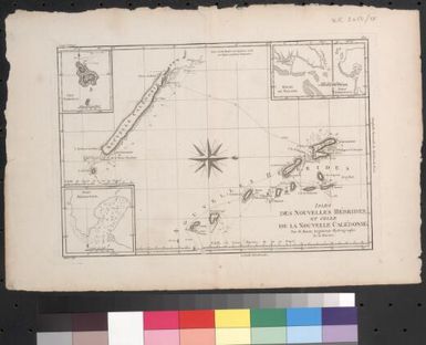 Isles des Nouvelles Hebrides et celle de La Nouvelle Caledonie / par M. Bonne, Ingenieur-Hydrographe de la marine ; Andre, sculp