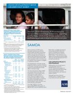 Asian Development Bank Member Factsheet - Samoa