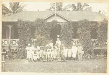 Party at Mulinu'u. From the album: Skerman family album