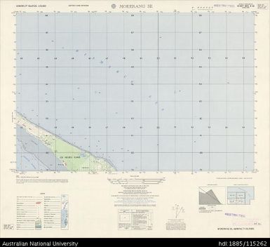 Papua New Guinea, Admiralty Islands, Mokerang SE, Series: AMS T893, Sheet 3651 II SE, 1:25 000, 1958